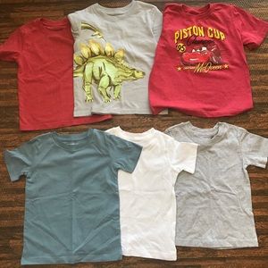 6 brand new boy T-shirts